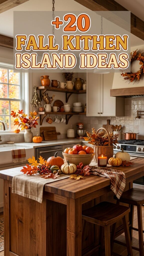 1. 20 Fall Kitchen Island Ideas for a Cozy Seasonal Refresh