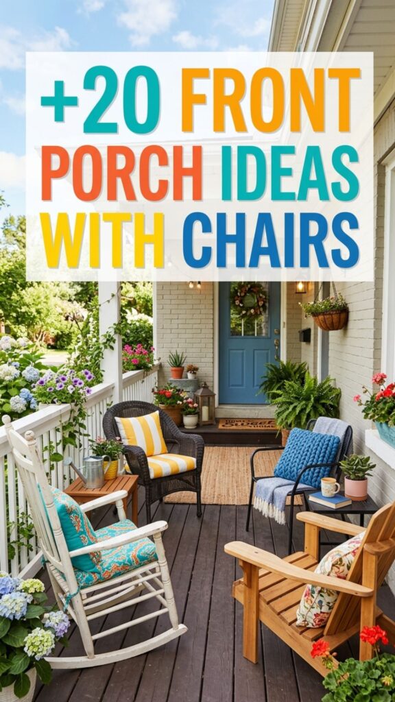 1. 20 Front Porch Ideas With Chairs You’ll Love