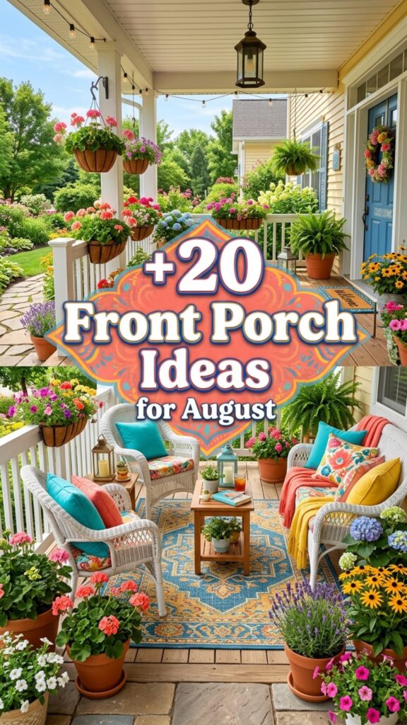 1. 20 Front Porch Ideas for August That Feel Warm and Welcoming