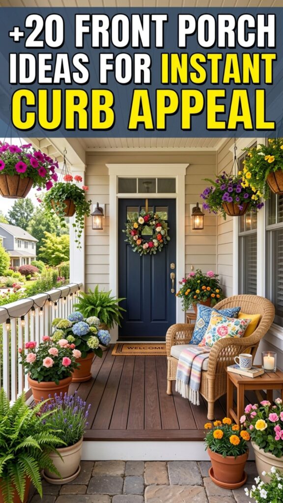 1. 20 Front Porch Ideas for Instant Curb Appeal