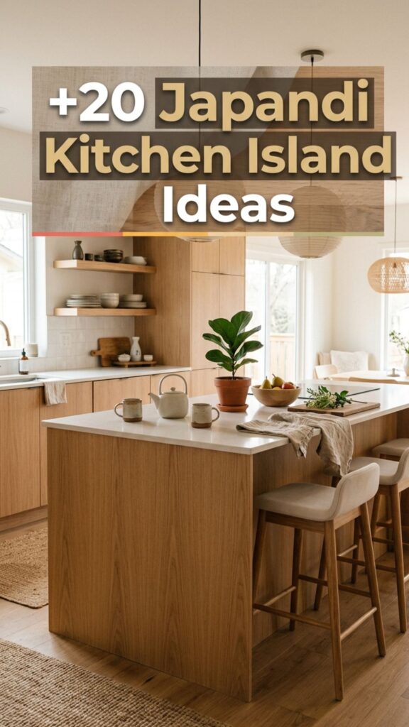1. 20 Japandi Kitchen Island Ideas for a Calm, Minimalist Space