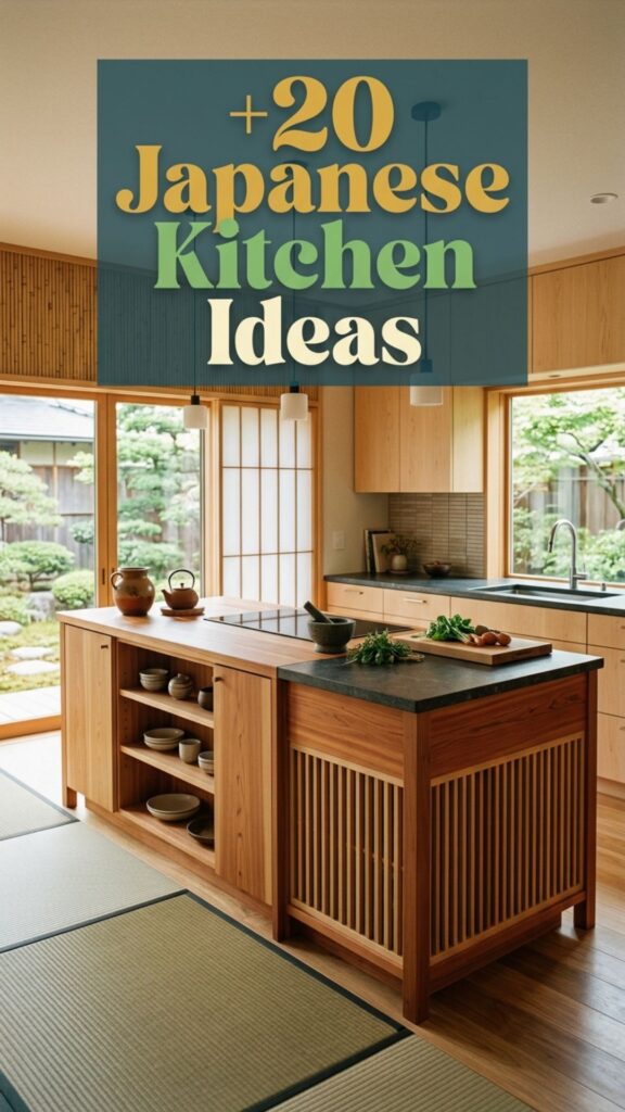 1. 20 Japanese Kitchen Island Ideas That Blend Beauty and Function