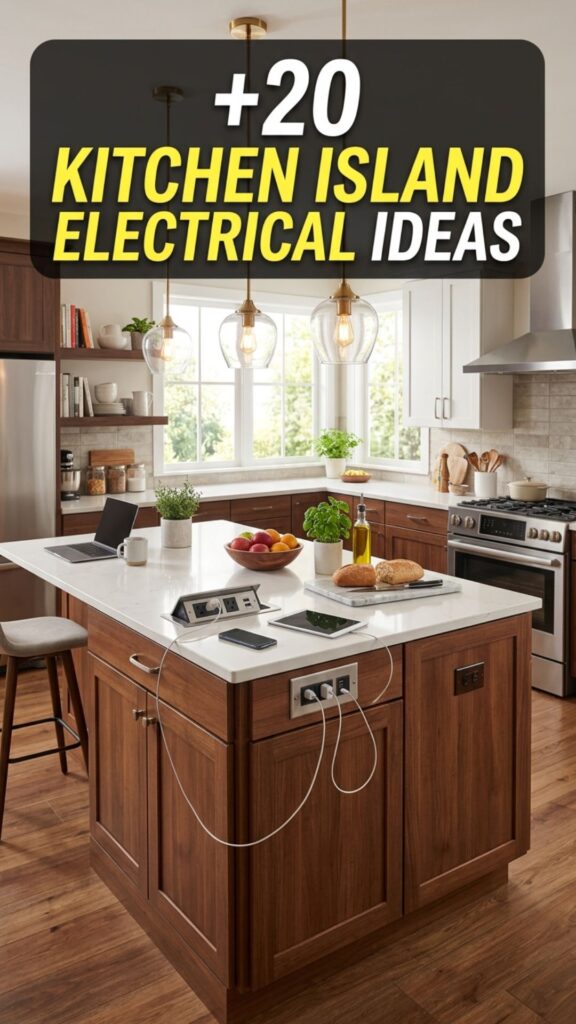 1. 20 Kitchen Island Electrical Ideas for a More Functional Space