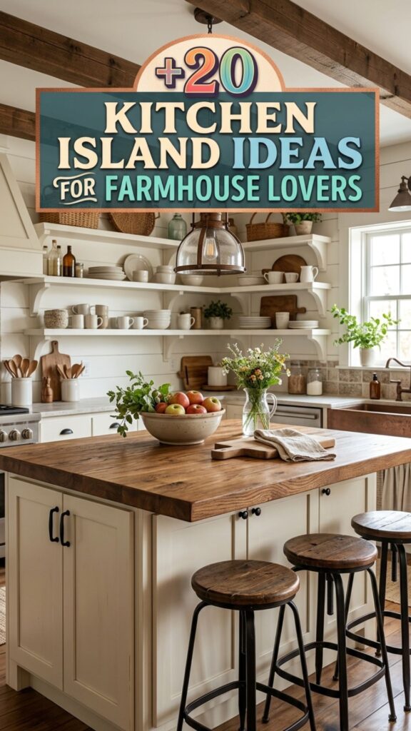 1. 20 Kitchen Island Ideas Farmhouse Lovers Will Adore