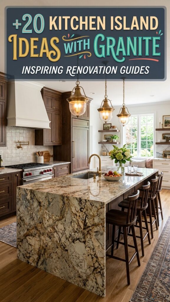 1. 20 Kitchen Island Ideas With Granite for a Luxury Look