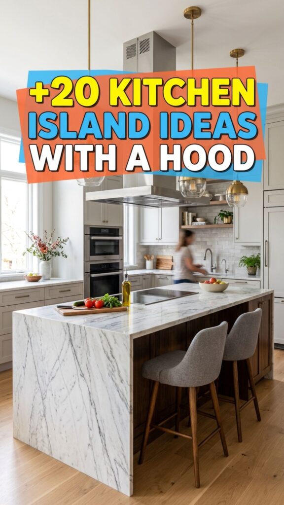 1. 20 Kitchen Island Ideas With a Hood That Steals the Show