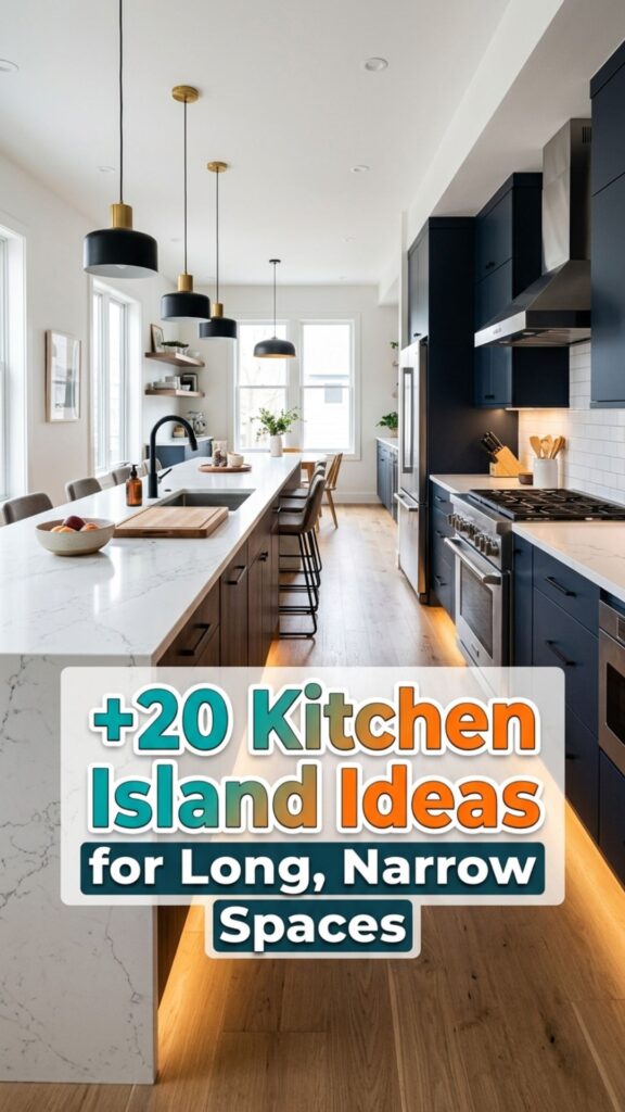 1. 20 Kitchen Island Ideas for Long, Narrow Spaces