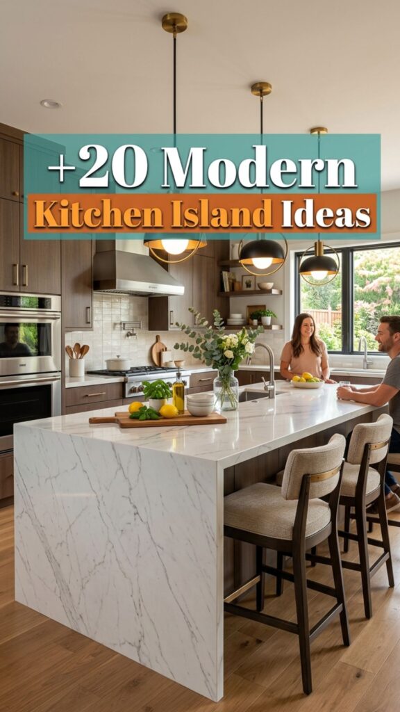 1. 20 Modern Kitchen Island Ideas With Smart Storage