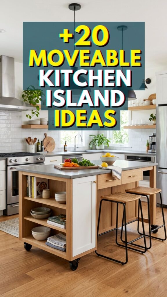 1. 20 Moveable Kitchen Island Ideas for Flexible, Stylish Spaces