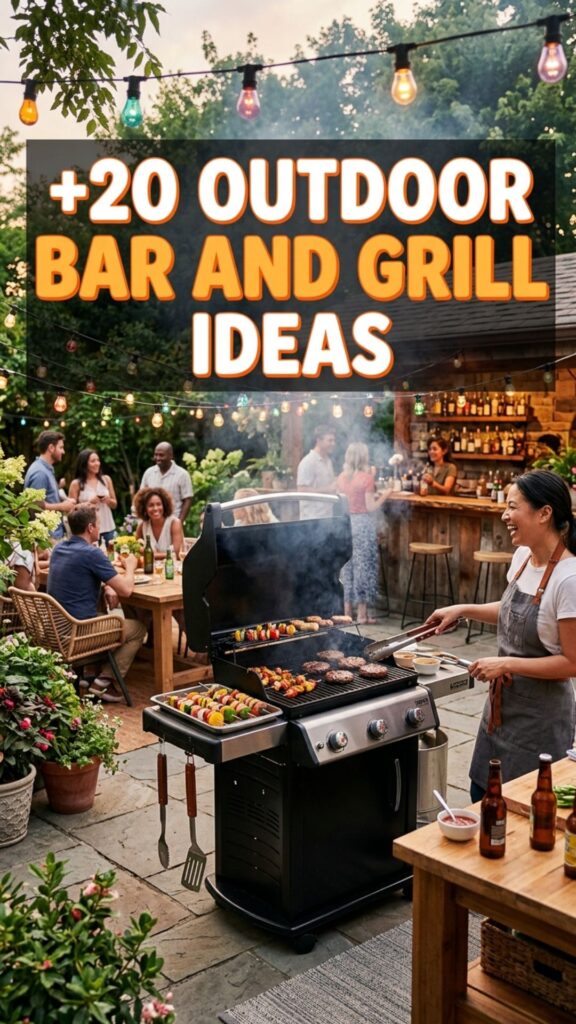 1. 20 Outdoor Bar and Grill Ideas for the Perfect Backyard