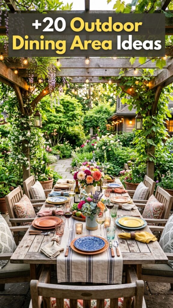 1. 20 Outdoor Dining Area Ideas for Every Budget