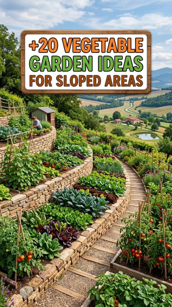 1. 20 Practical Vegetable Garden Ideas for Sloped Backyards