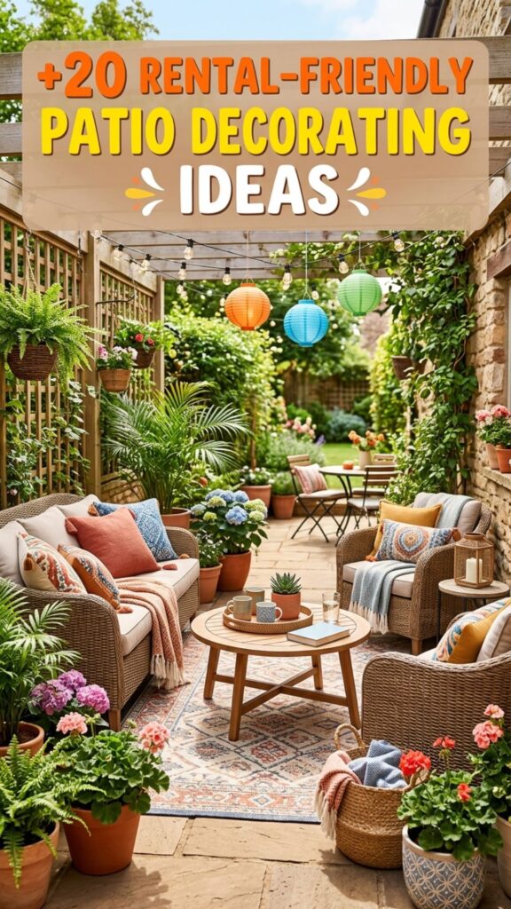 1. 20 Rental-Friendly Patio Decorating Ideas You Can Take With You