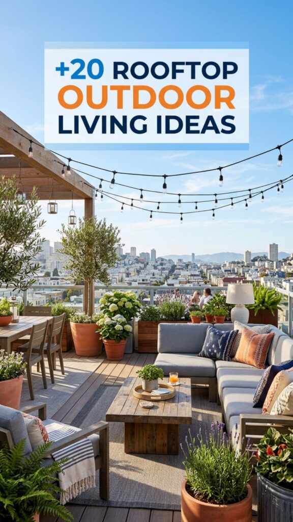 1. 20 Rooftop Outdoor Living Ideas for a Stylish Urban Escape