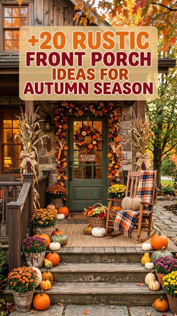 1. 20 Rustic Front Porch Ideas for the Autumn Season