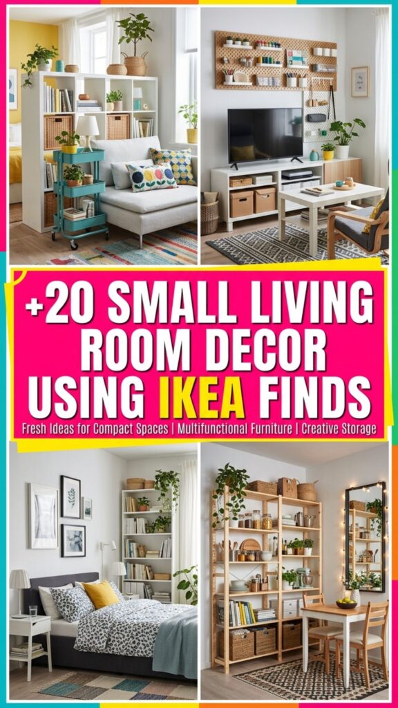1. 20 Small Living Room Decor Ideas Using IKEA Finds