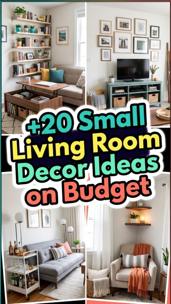 1. 20 Small Living Room Decor Ideas on a Budget