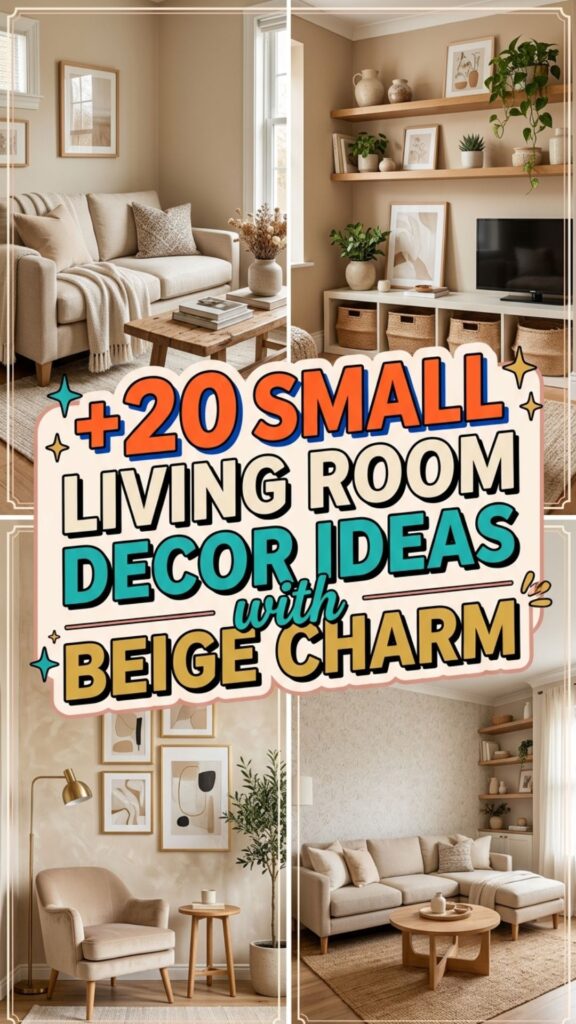 1. 20 Small Living Room Decor Ideas with Beige Charm