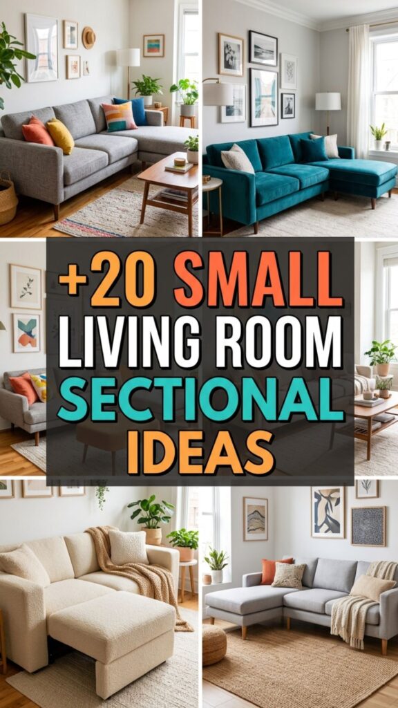 1. 20 Small Living Room Sectional Ideas That Maximize Space