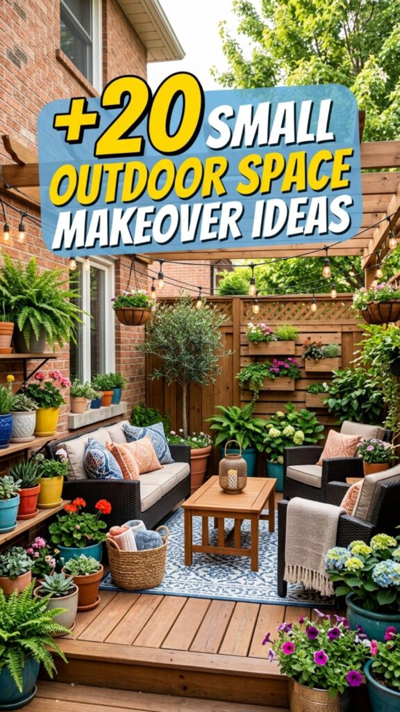 1. 20 Small Outdoor Space Makeover Ideas on a Budget You’ll Love