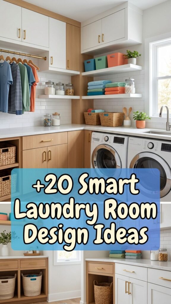 1. 20 Smart Laundry Room Design Ideas for Small Spaces