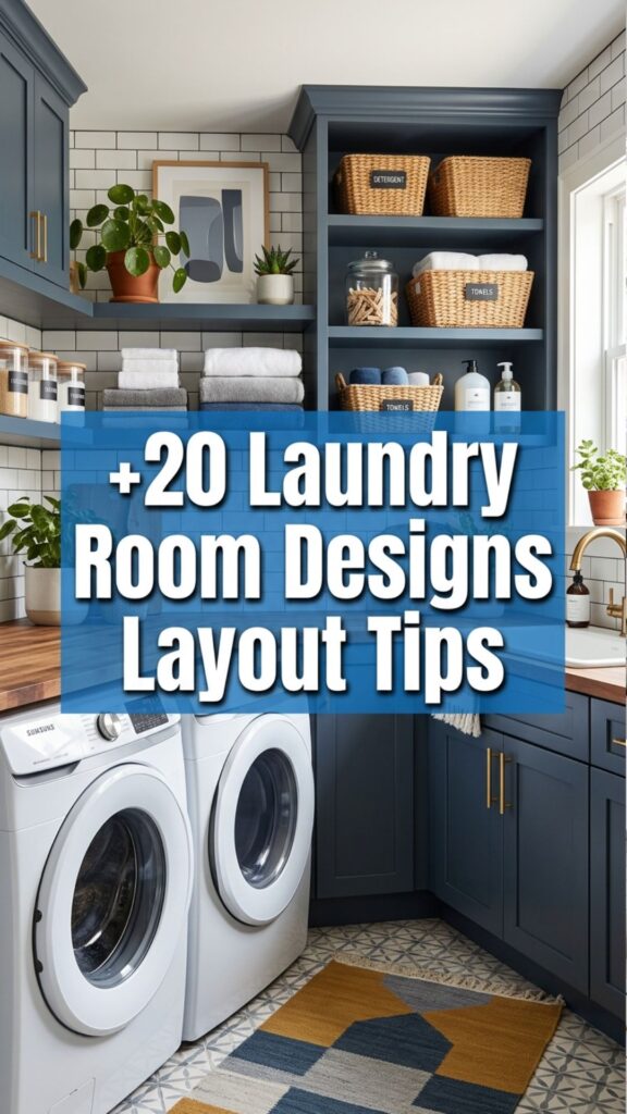 1. 20 Smart Laundry Room Designs Layout Tips to Save Space