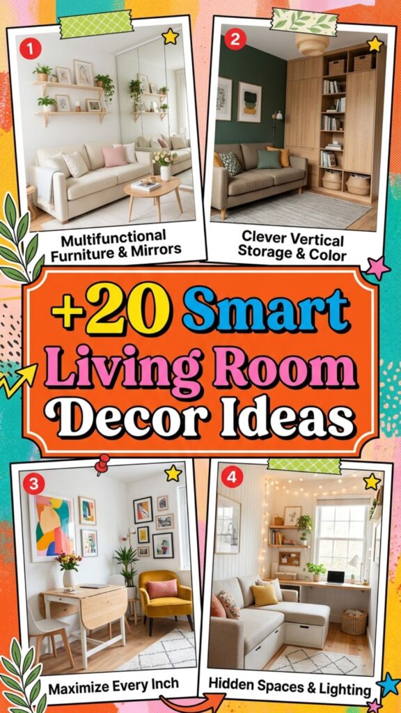1. 20 Smart Small Living Room Decor Ideas for Every House