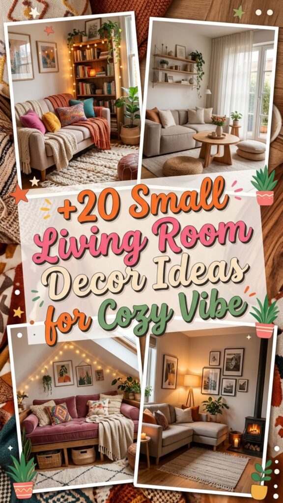 1. 20 Smart Small Living Room Decor Ideas for a Cozy Vibe