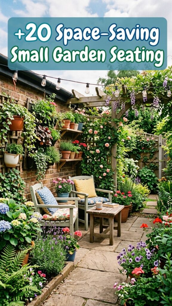 1. 20 Space-Saving Small Garden Seating Ideas for Every Home