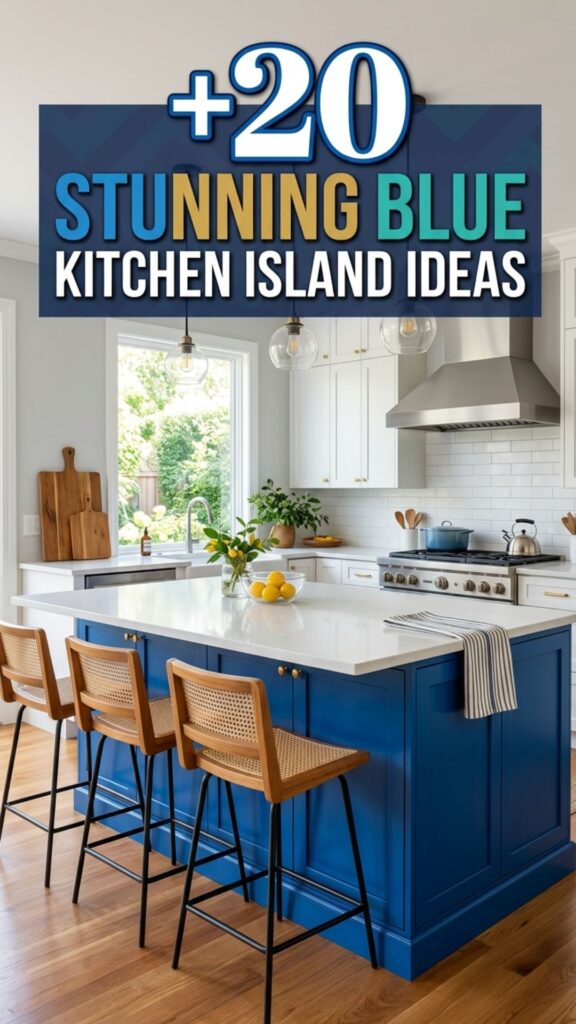 1. 20 Stunning Blue Kitchen Island Ideas for a Stylish Home