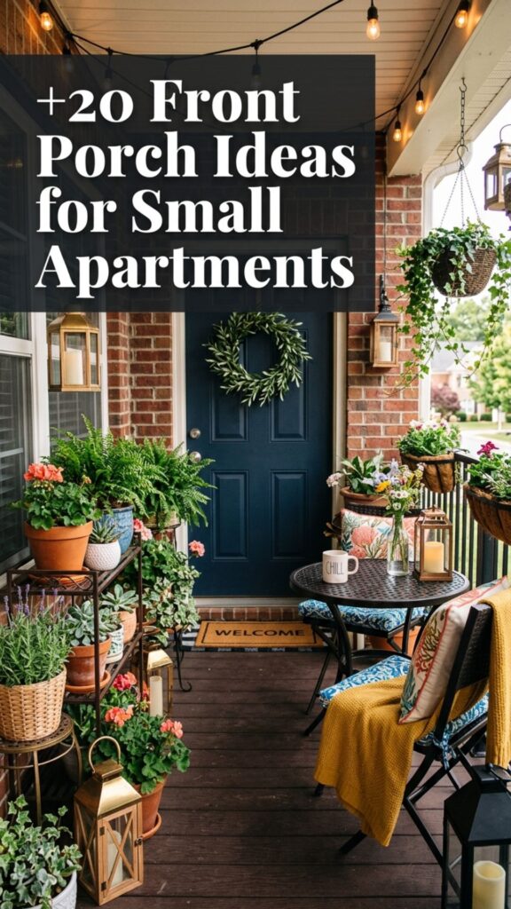 1. 20 Stylish Front Porch Ideas for Small Apartments