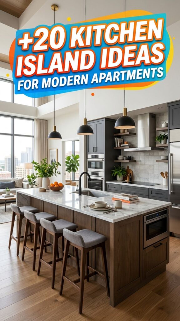 1. 20 Stylish Kitchen Island Ideas for Modern Apartments