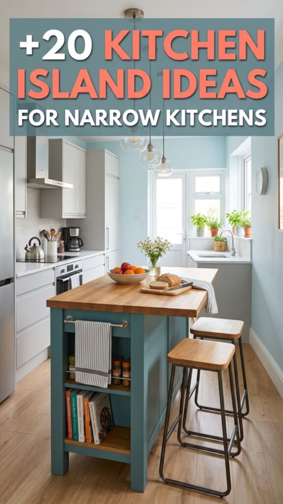 1. 20 Stylish Kitchen Island Ideas for Narrow Kitchens