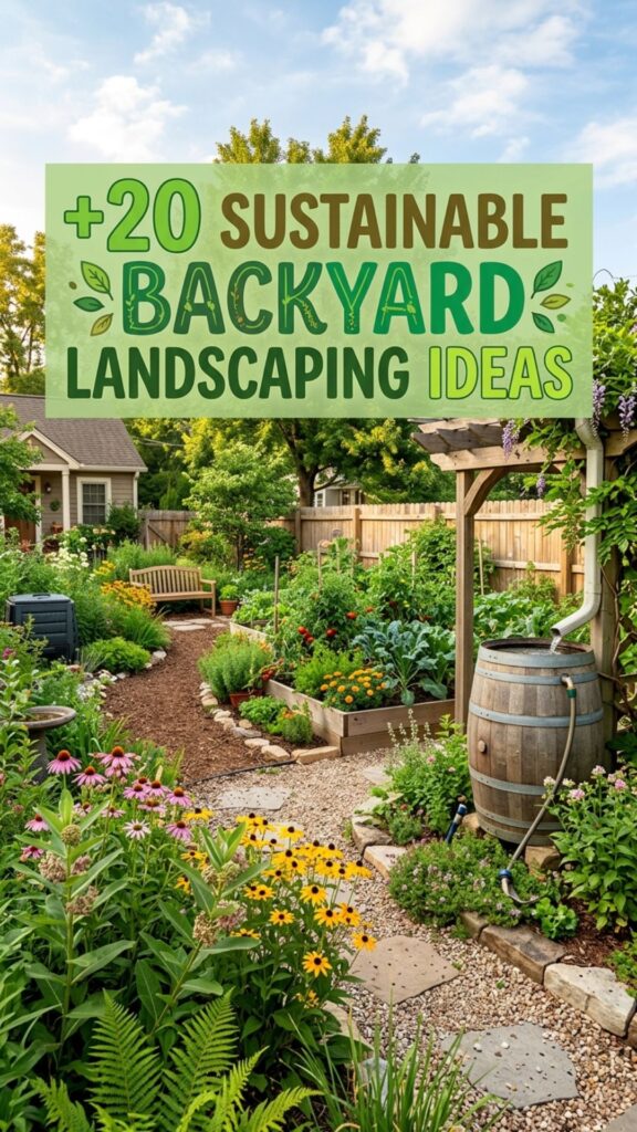 1. 20 Sustainable Backyard Landscaping Ideas That Save Water and Money