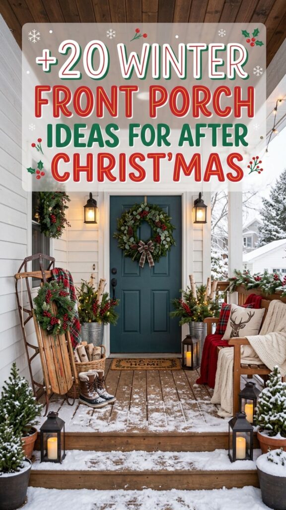 1. 20 Winter Front Porch Ideas for After Christmas