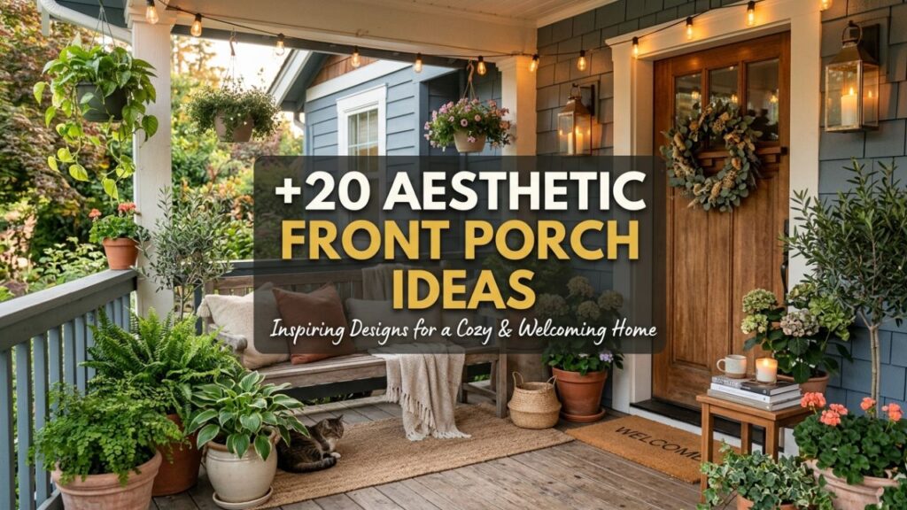 20 Aesthetic Front Porch Ideas for a Beautiful Entrance