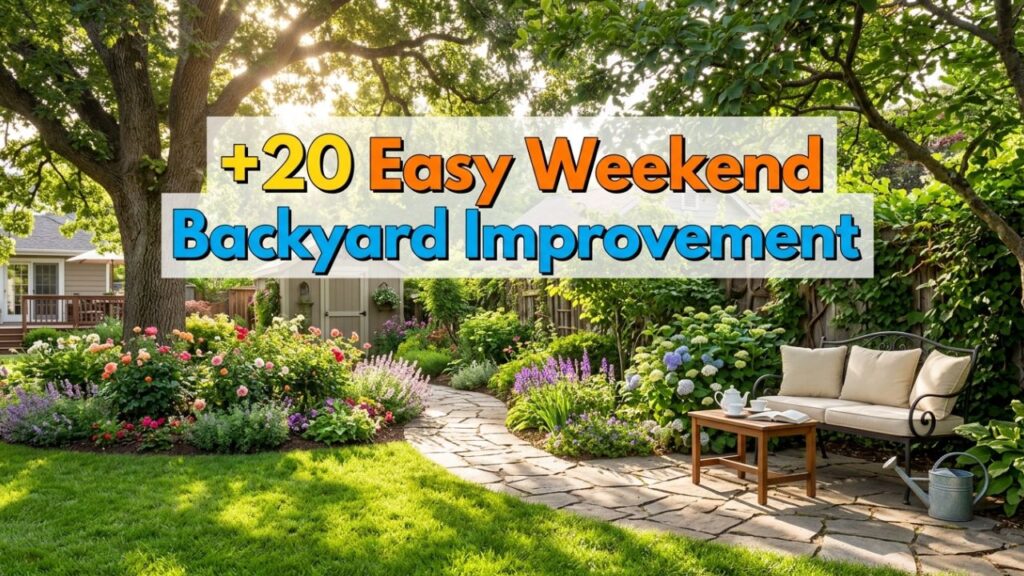 20 Easy Weekend Backyard Improvement Ideas Anyone Can Try