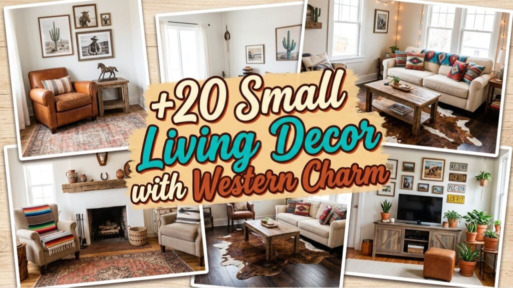 20 Small Living Room Decor Ideas with Western Charm