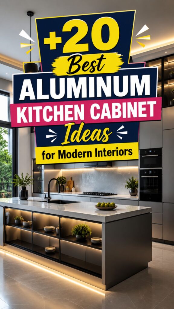 1. 20 Best Aluminum Kitchen Cabinet Ideas for Modern Interiors