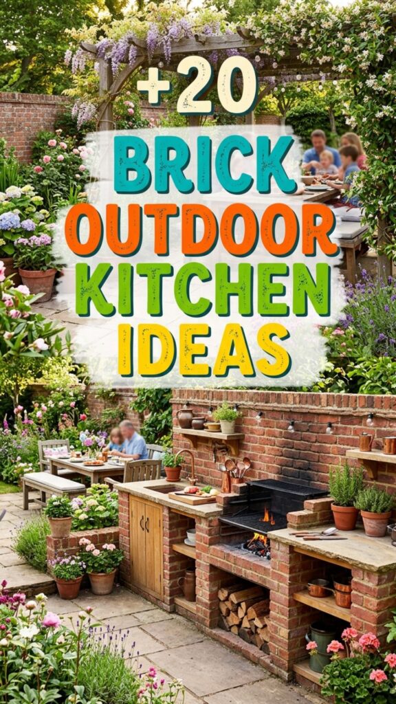 1. 20 Brick Outdoor Kitchen Ideas for a Stylish Entertaining Space