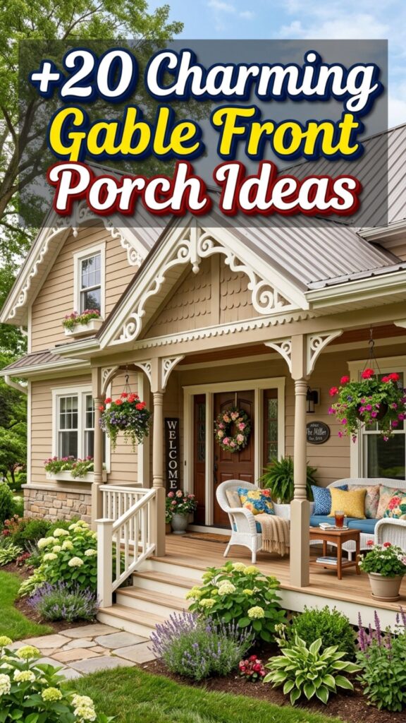 1. 20 Charming Gable Front Porch Ideas for Any Home Style