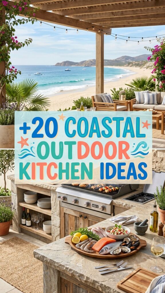 1. 20 Coastal Outdoor Kitchen Ideas for a Relaxed Seaside Look