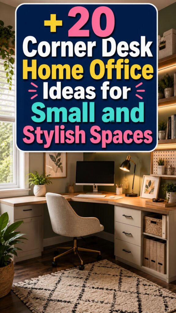 1. 20 Corner Desk Home Office Ideas for Small and Stylish Spaces