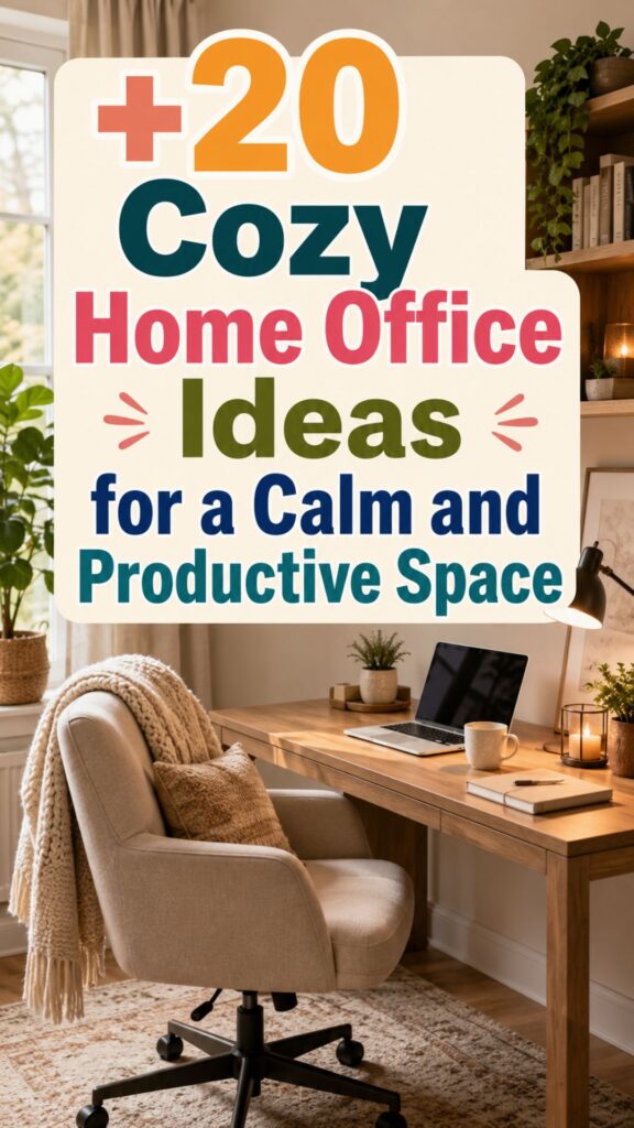 1. 20 Cozy Home Office Ideas for a Calm and Productive Space
