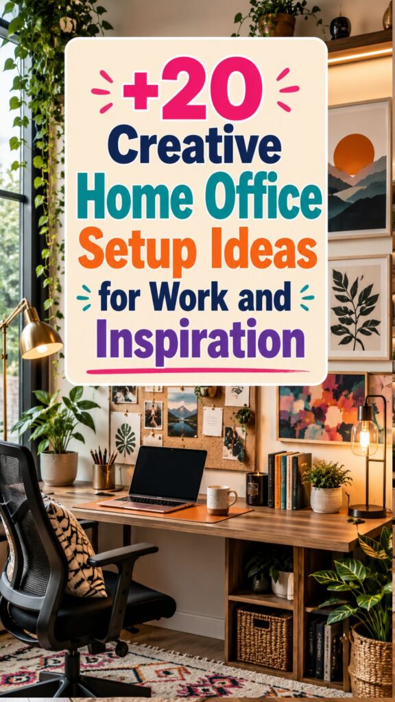1. +20 Creative Home Office Setup Ideas for Work and Inspiration