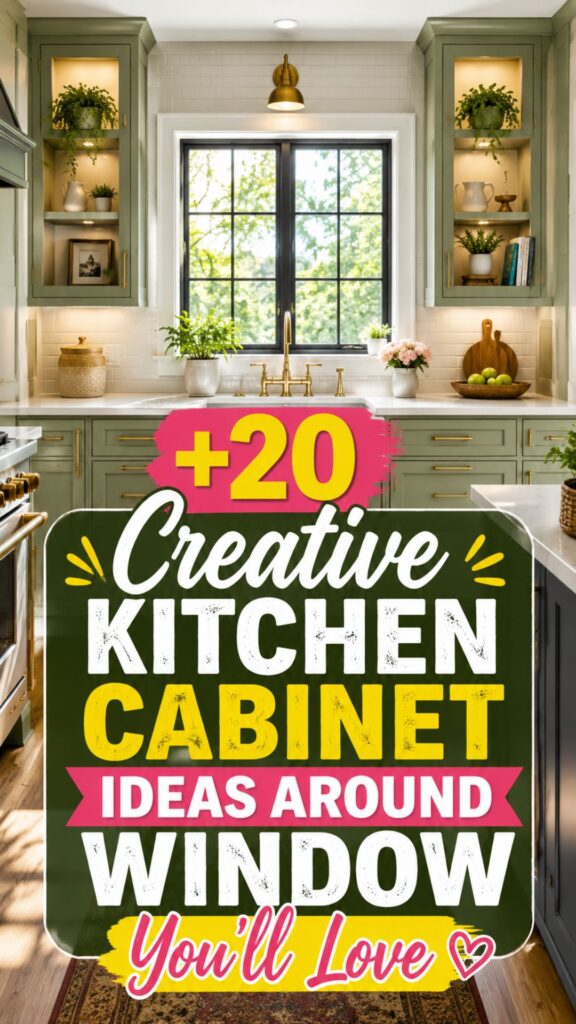 1. 20 Creative Kitchen Cabinet Ideas Around Window You’ll Love