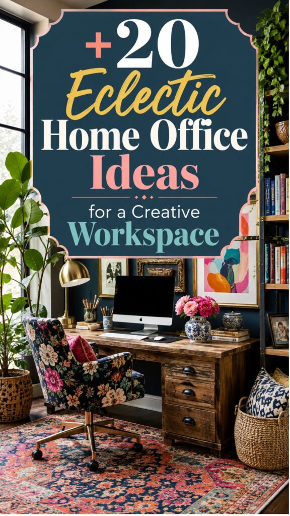 1. 20 Eclectic Home Office Ideas for a Creative Workspace