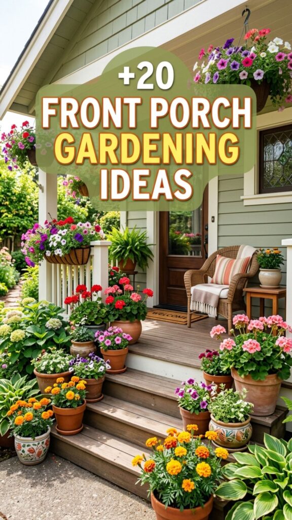 1. 20 Front Porch Gardening Ideas to Boost Curb Appeal