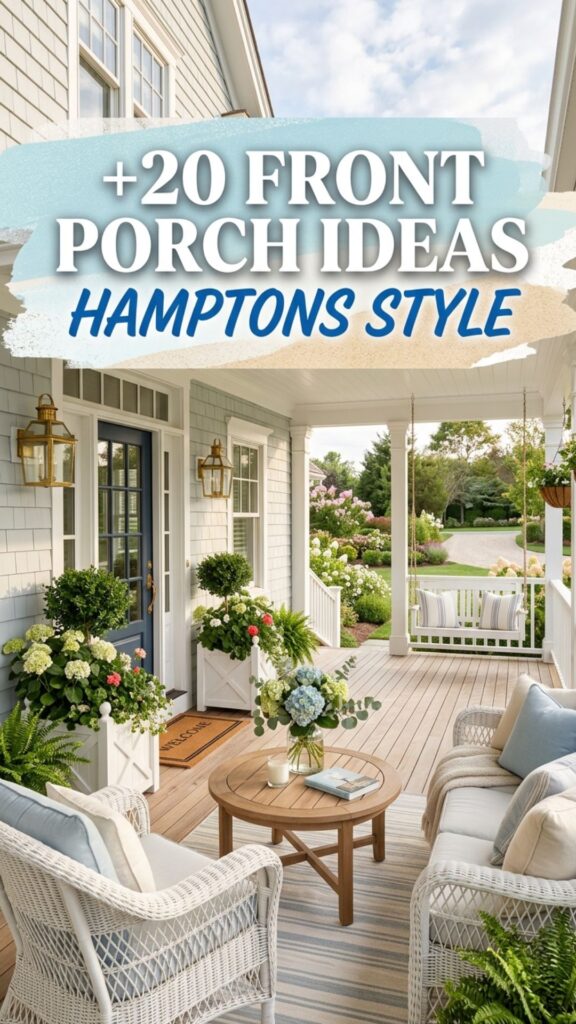 1. 20 Front Porch Ideas Hamptons Style Homes Get Right Every Time