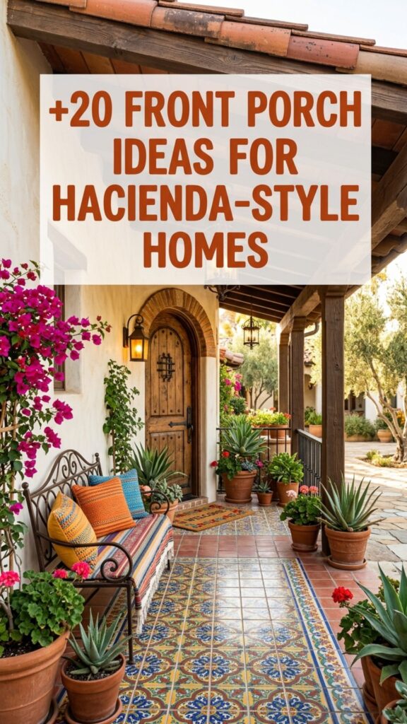 1. 20 Front Porch Ideas for Hacienda-Style Homes